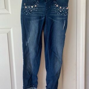 Cute cuffed leg jeggings